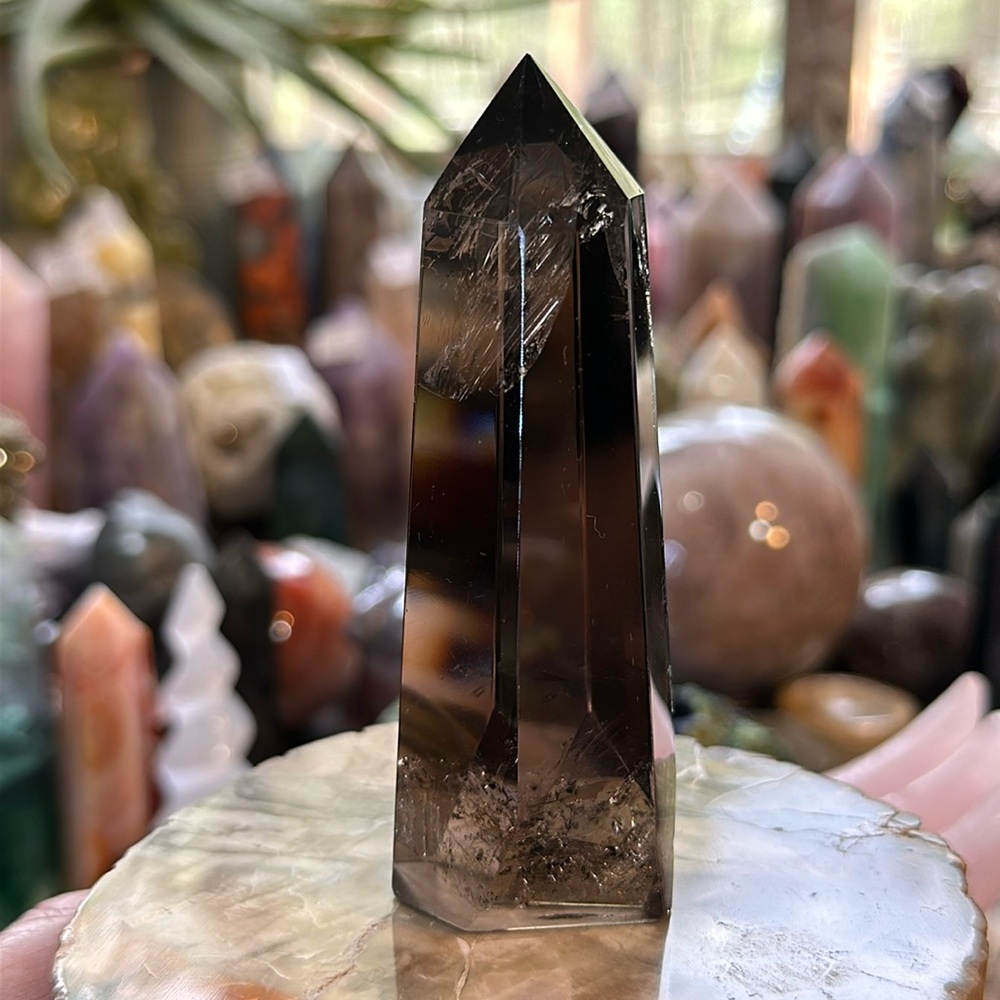 Smokey Quartz Crystal Point!